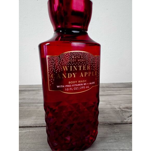 Bath & Body Works Winter Candy Apple Lot of 5 Gel Wash Soap Lotion Mist Full Siz - Picture 5 of 9